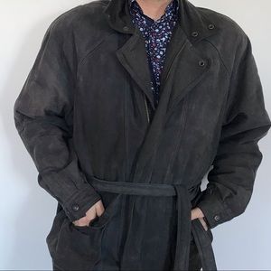 Danier 100% leather men coat